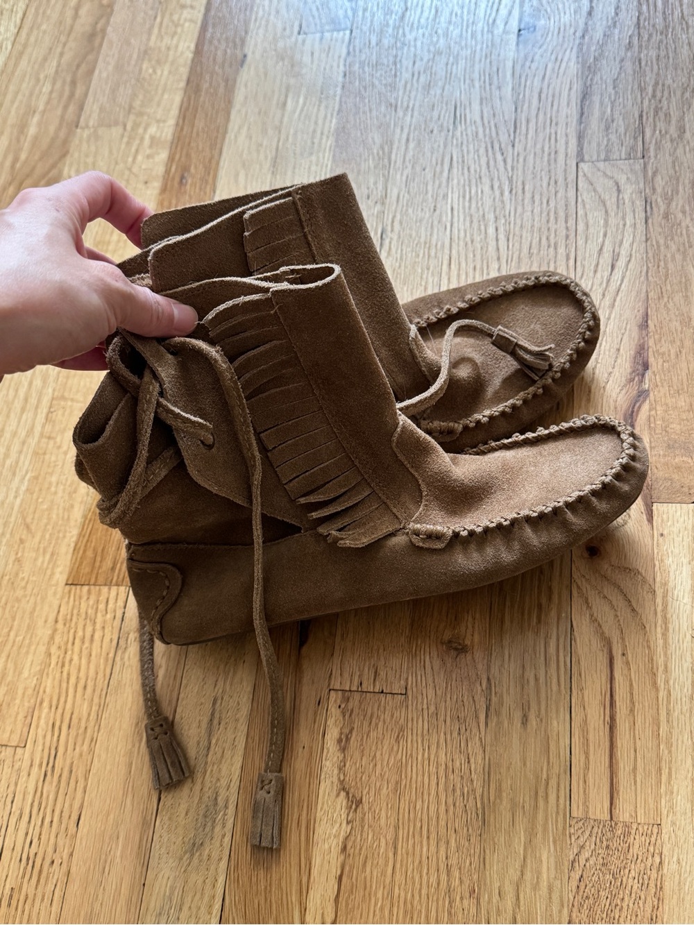 NWOT jcrew suede mocassins
